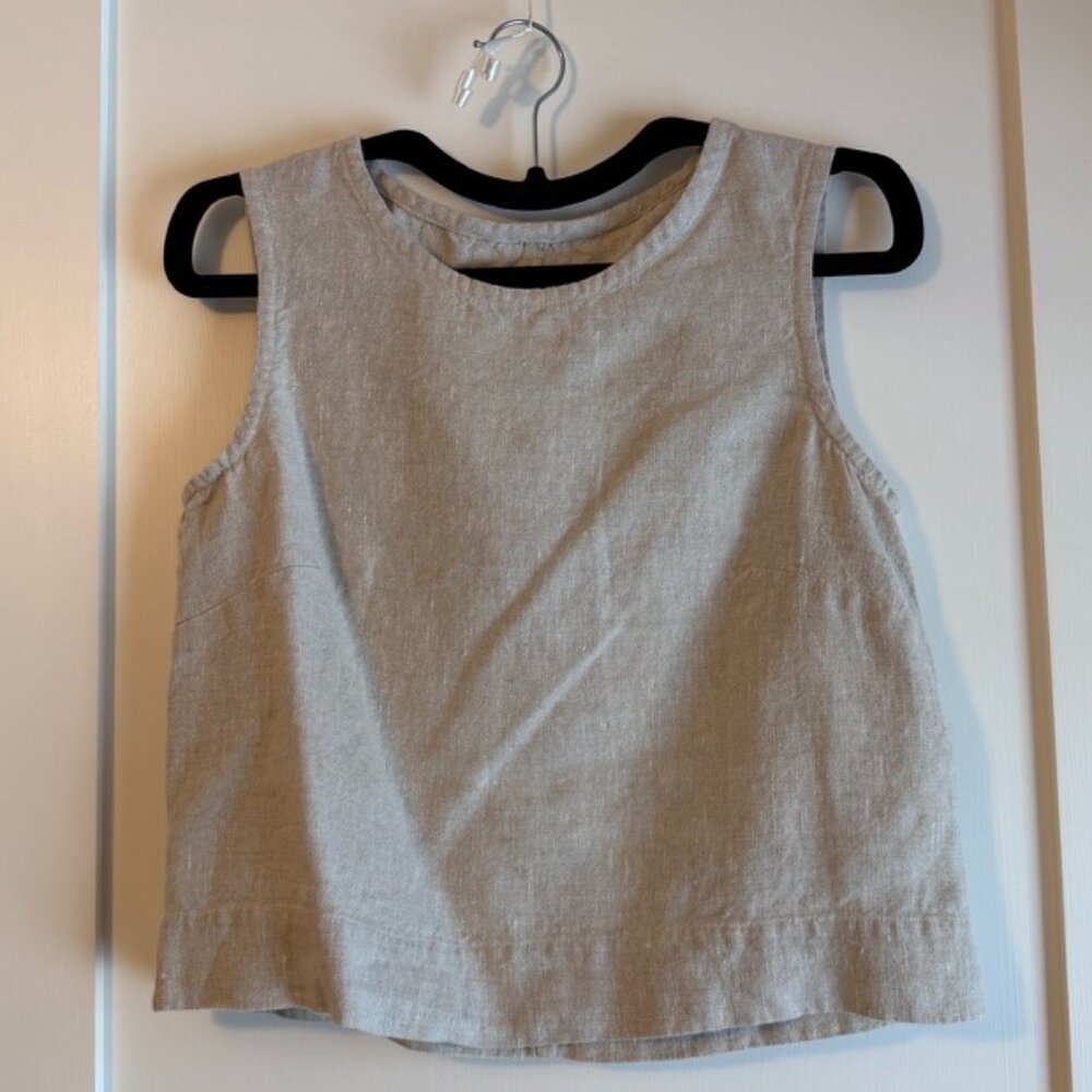 Elizabeth Suzann Custom Petra Crop flax **please read description in full**